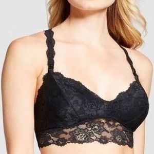 Gilligan & O'Malley Black Lace Bralette